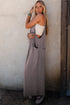 Corded Adjustable Straps Wide Leg Loose Overall